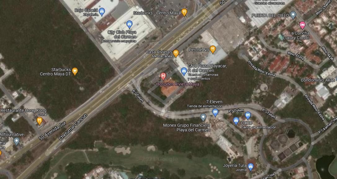 Map of Vi-Ha 36 inside Playacar Phase 2